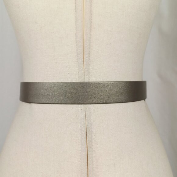 Vintage 80s Douglas Paquette Mixed Metal Buckle + Belt